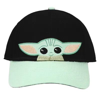 Star Wars: The Mandalorian Baby Yoda Peeking Snapback Hat