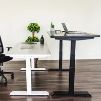 Height Adjustable German Electric Dual Motors Sit To Stand Computer Home And Office Standing Desk Riser