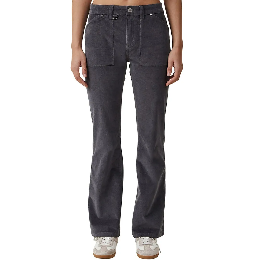 COTTON ON Cord Stretch Bootcut Flare Jean
