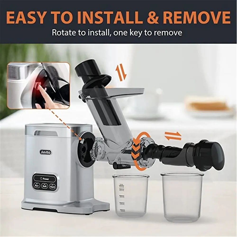 Costway Electric Juicer Wide Mouth Fruit & Vegetable Centrifugal Juice  Extractor 2 Speed 