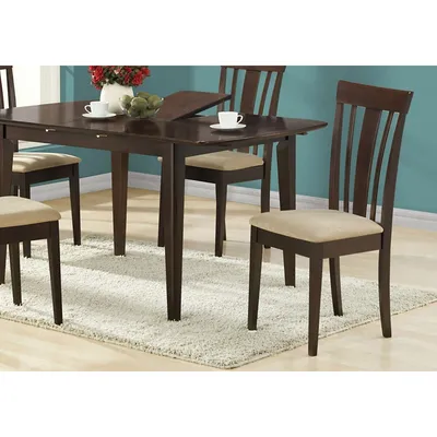 Monarch Specialties I 1898 Dining Chair - 2pcs / 38"h / Microfiber Fabric