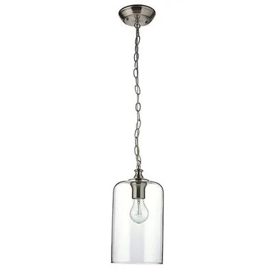 Glass Hanging Lamp Lucan Collection, 6 1/2 '' X 72 3/16 '', For Led Bulb Or Incandescent