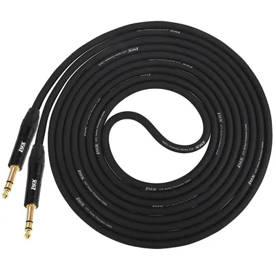 1/4'' Trs To Trs, Male Male, Balanced Audio Cable