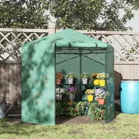 7.4' Hexagonal Portable Greenhouse