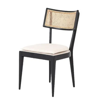 Tina Cane Black Dining Chair