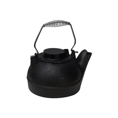 Cast Iron Wood Stove Kettle, 2.5l Capacity, From The Bolton Collection
