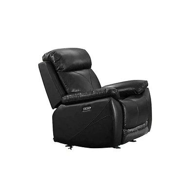 Genuine Leather Power Recliner Chair With Usb Chargers