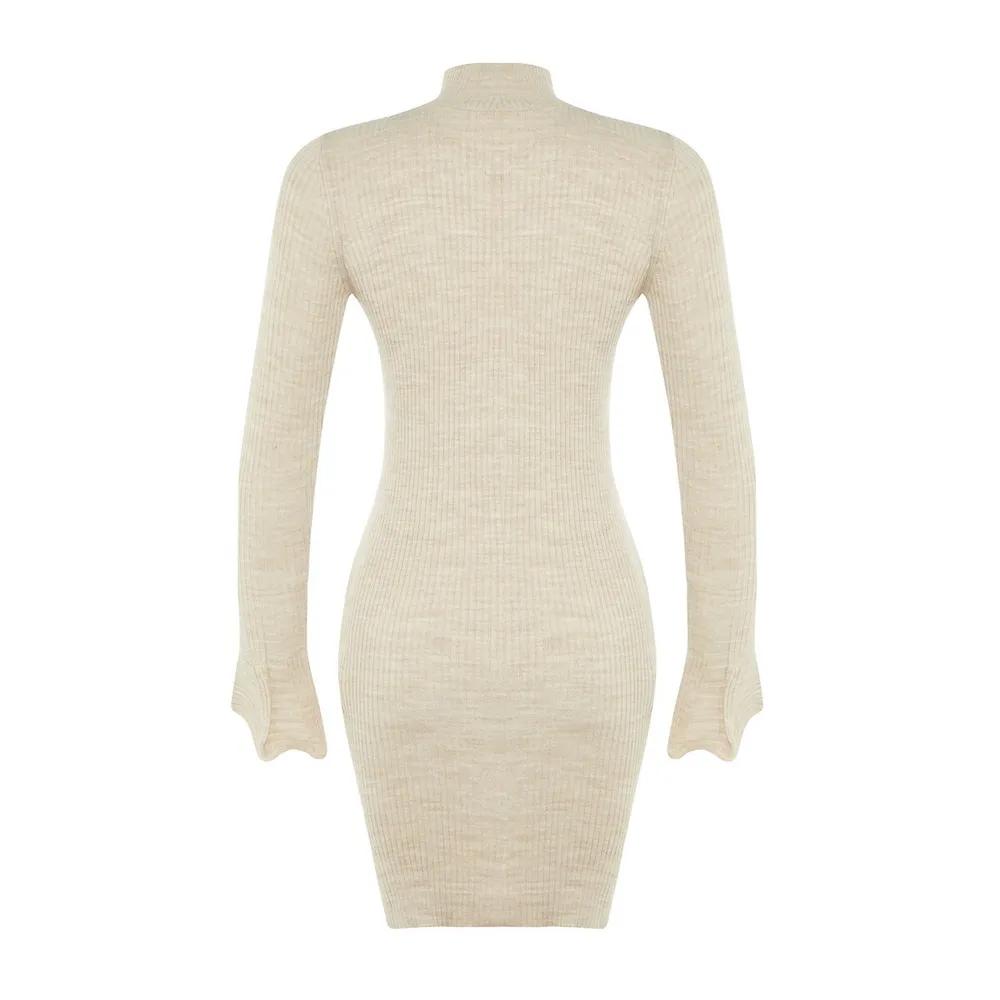 Trendyol Women Mini Bodycone Slim Fit Knitwear Dress