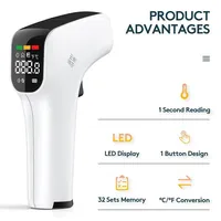 Medical Grade Infrared Forehead Thermometer Contactless Digital Temperature Meter For Adults And Kids