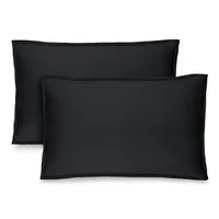 Premium 1800 Ultra-soft Microfiber Pillow Sham - Double Brushed Hypoallergenic Wrinkle Resistant Set Of 2
