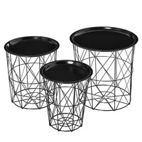 3-piece Round Nesting Side Tables