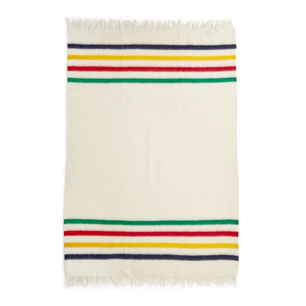 Multistripe Wool Caribou Throw