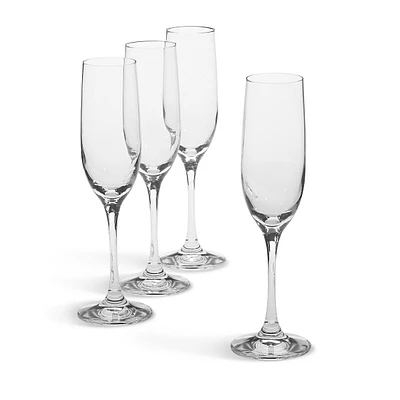 Set of 4 Sparkling Wine Flutes