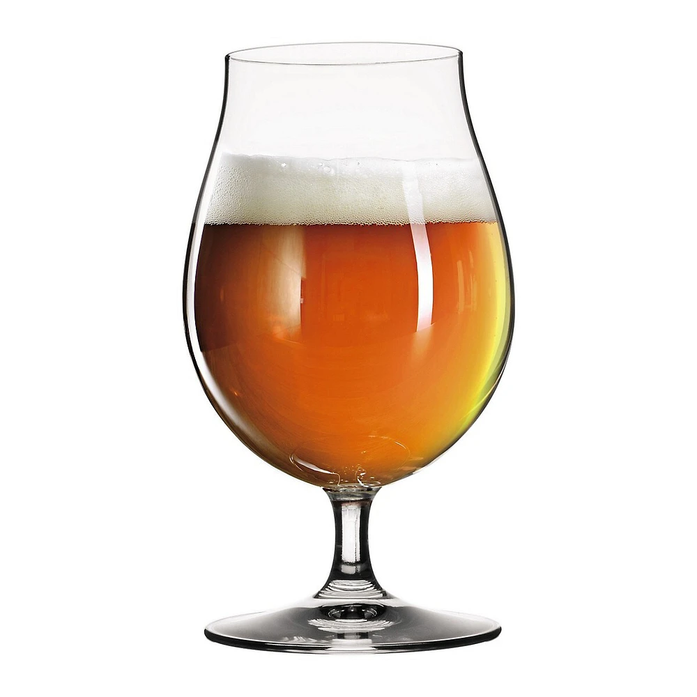 Ensemble de quatre verres à bière pilsner sur pied Beer Classics