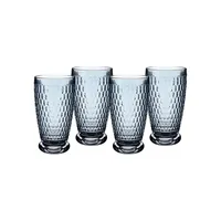 4-Piece Boston Coloured Highball Glasses Set