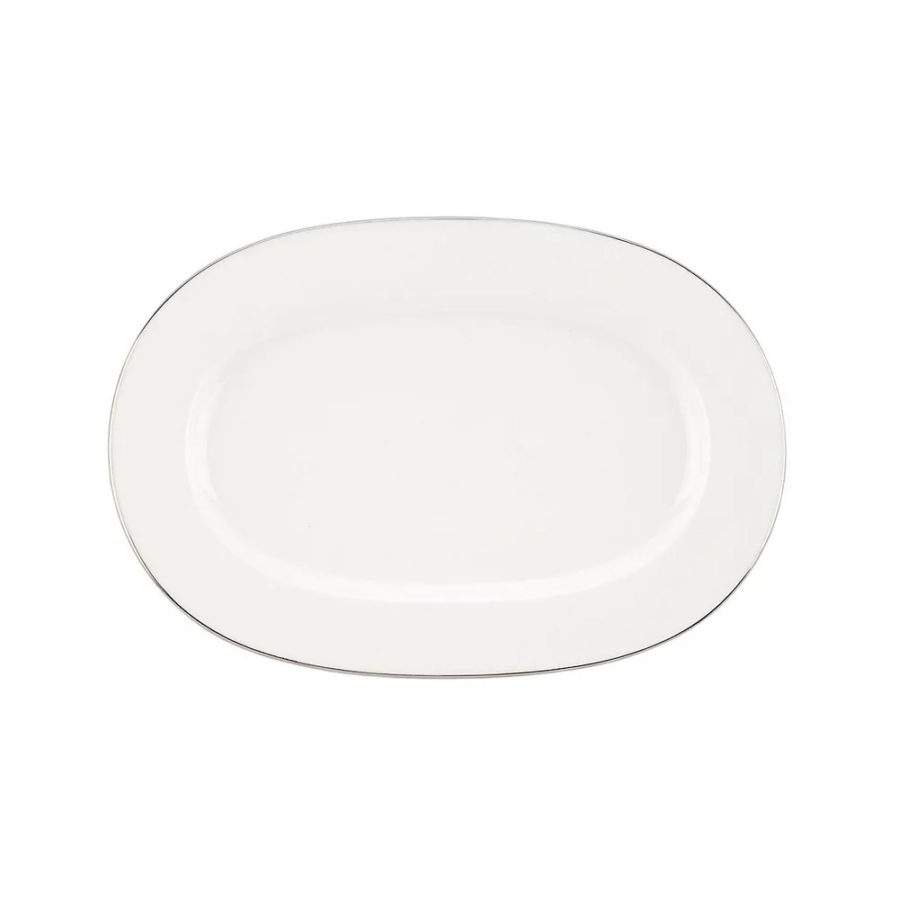 Anmut Platinum Oval Platter
