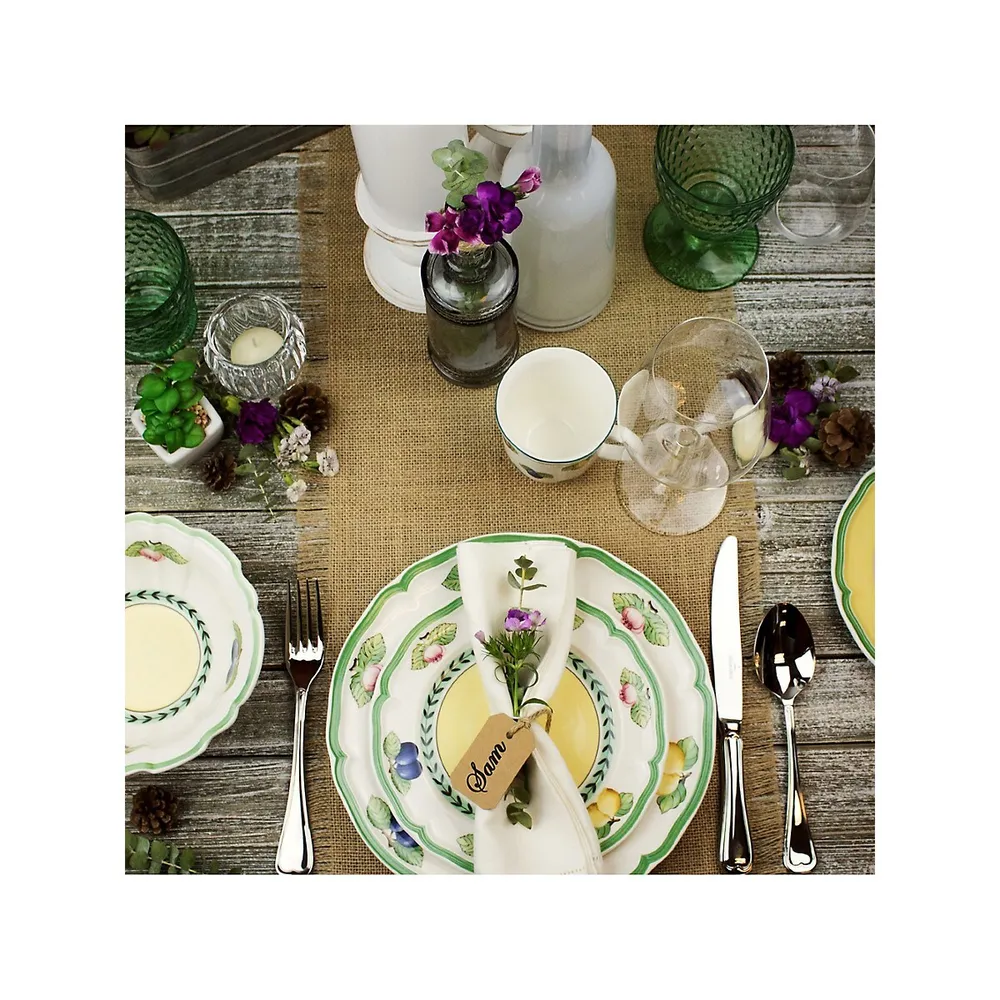 French Garden Fleurence 12-Piece Dinnerware Set