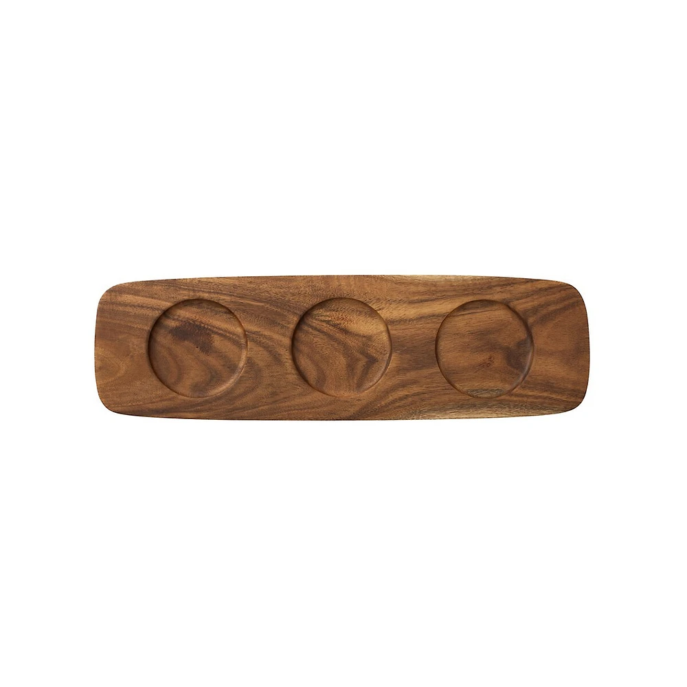 Artesano Wood Tray for Dip Bowl