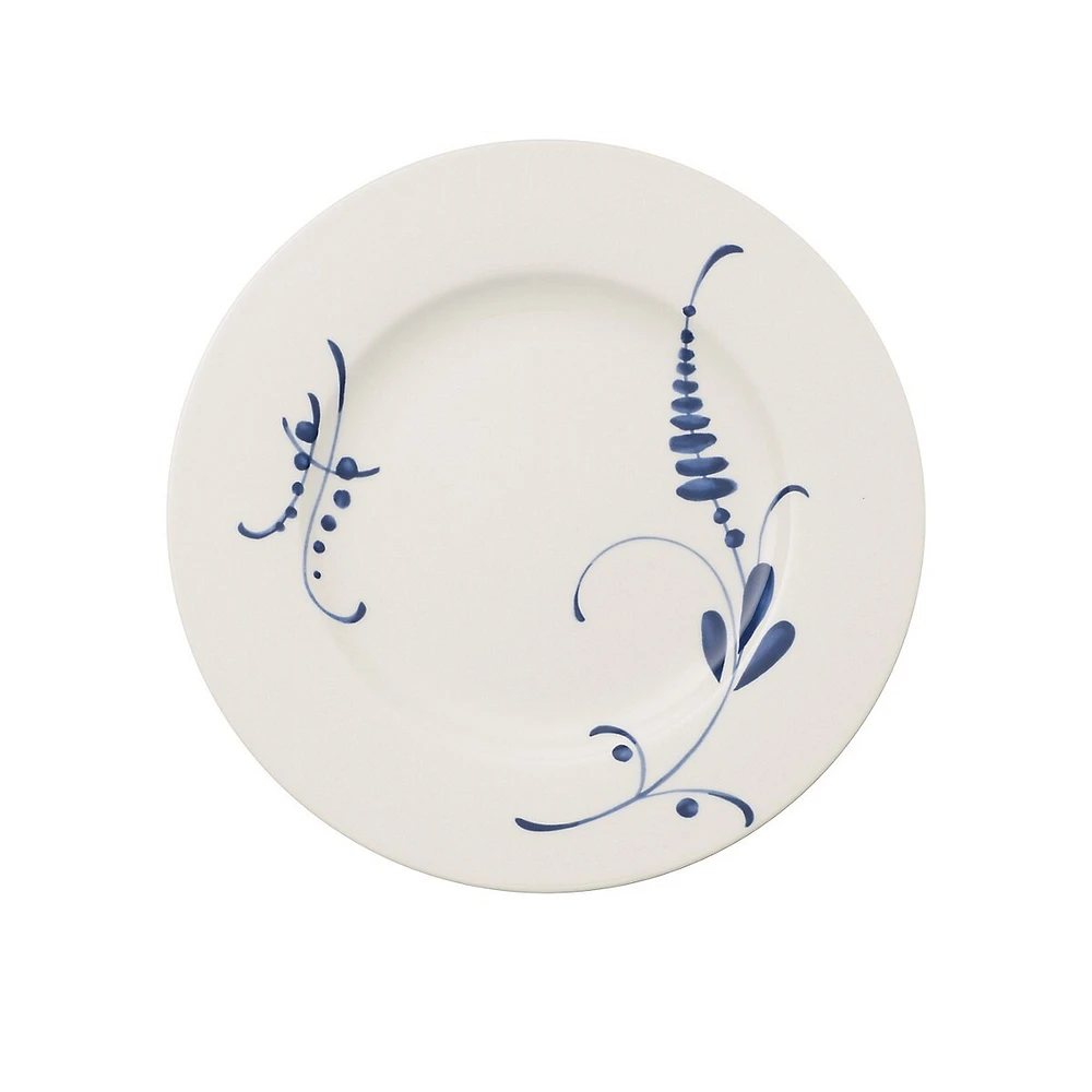 Assiette plate en porcelaine Brindille