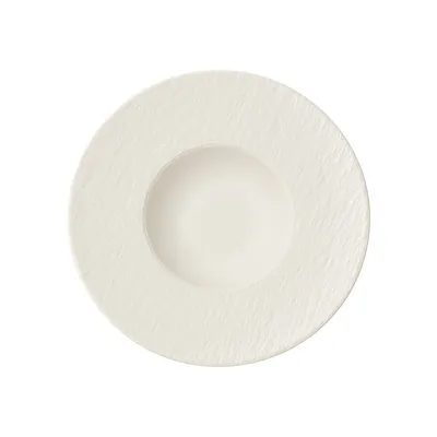 Manufacture Rock Blanc Pasta Plate