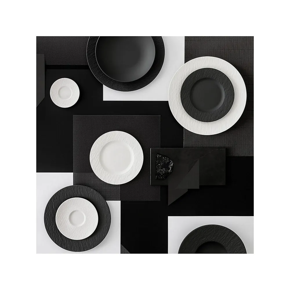 Assiette plate en porcelaine Manufacture Rock