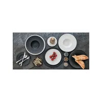 Assiette plate en porcelaine Manufacture Rock