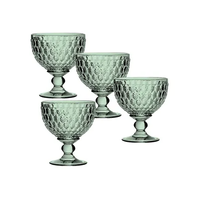 Set-of-4 Boston Coloured Footed Dessert Bowls