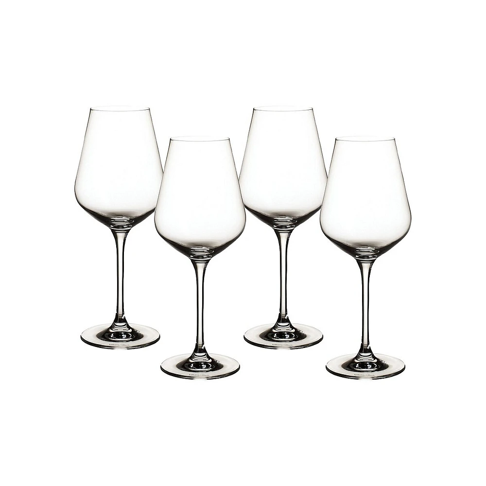 4-Piece La Divina Bordeaux Goblet Set