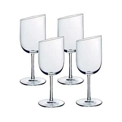 New Moon Set-Of-4 White Wine Glasses