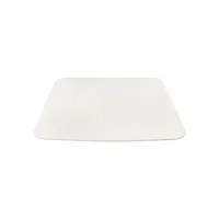 Manufacture Rock Blanc Square Porcelain Buffet Plate
