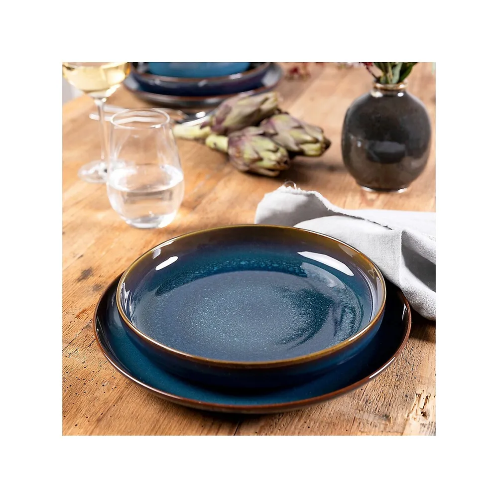 Crafted Denim 10.25-Inch Dinner Plate