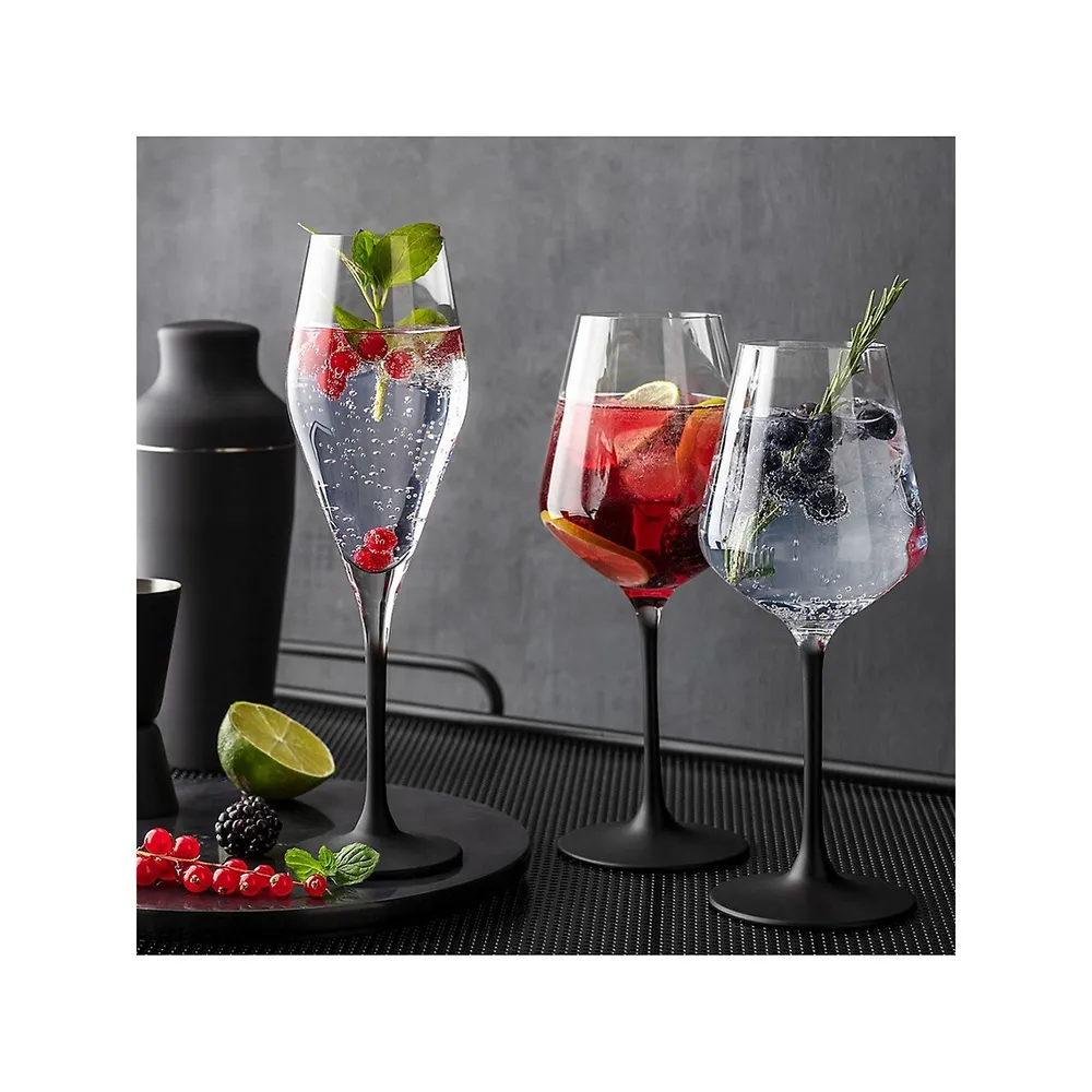 4-Piece Manufacture Rock Red Wine Goblet Set