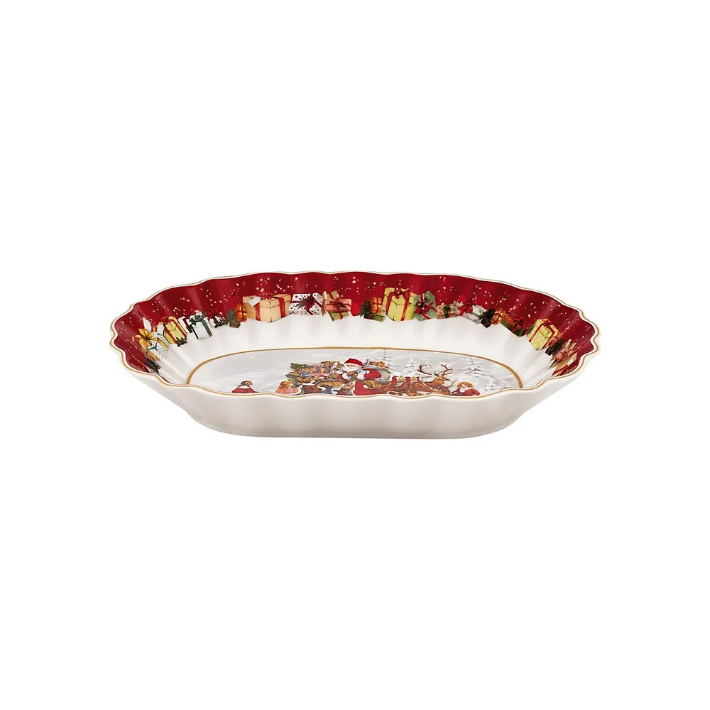 Toy's Fantasy Porcelain Oval Bowl