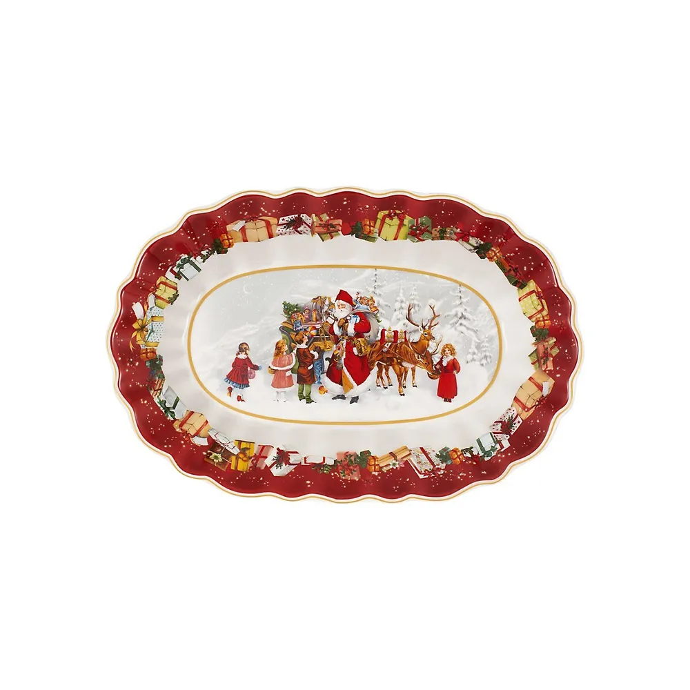 Toy's Fantasy Porcelain Oval Bowl