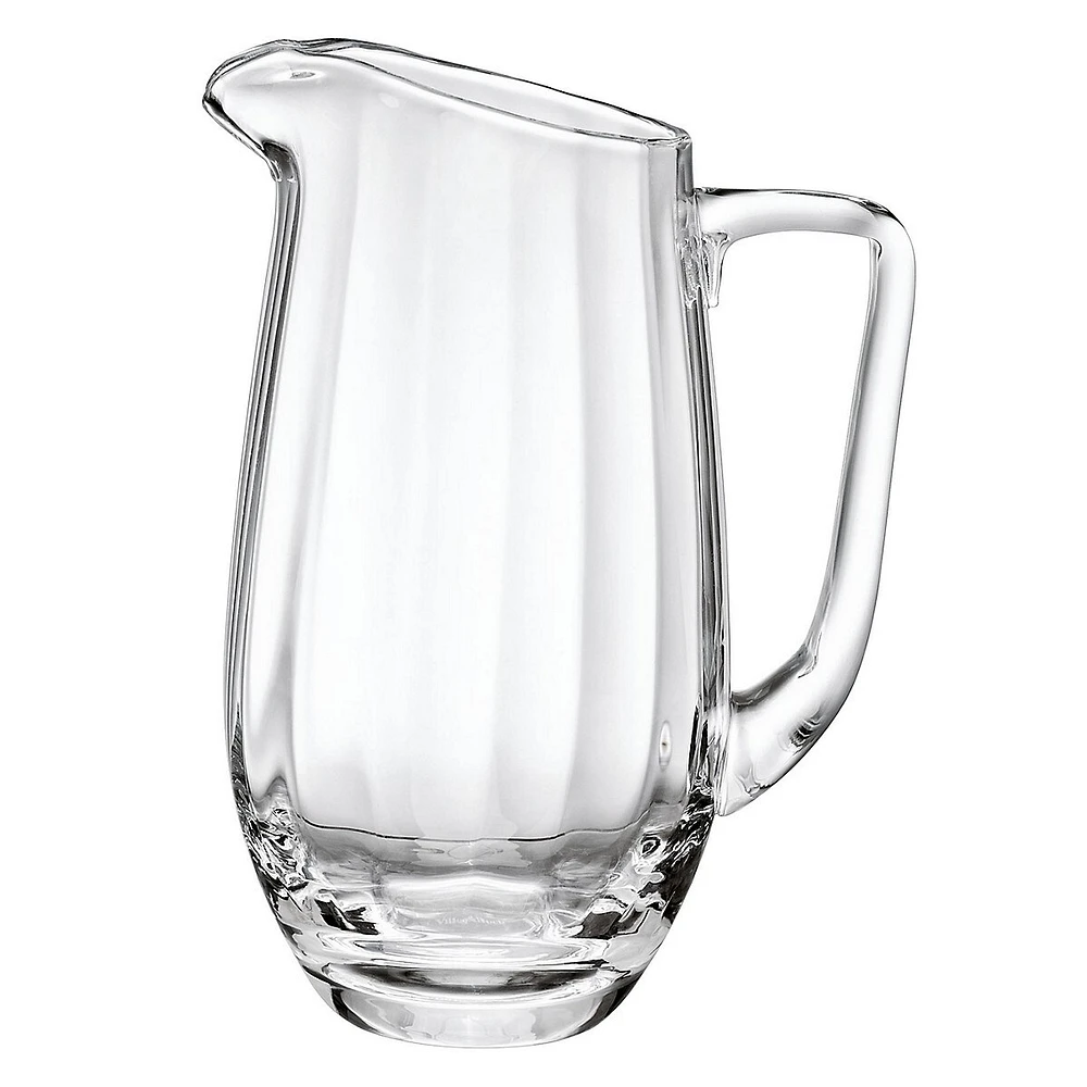 Rose Garden Glass Pitcher