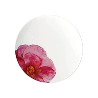 Grande assiette creuse en porcelaine Rose Garden