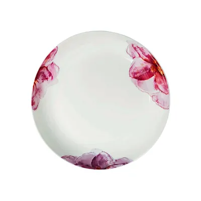 Rose Garden Porcelain Buffet Coupe Plate