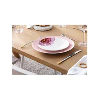 Rose Garden Porcelain Dinner Coupe Plate