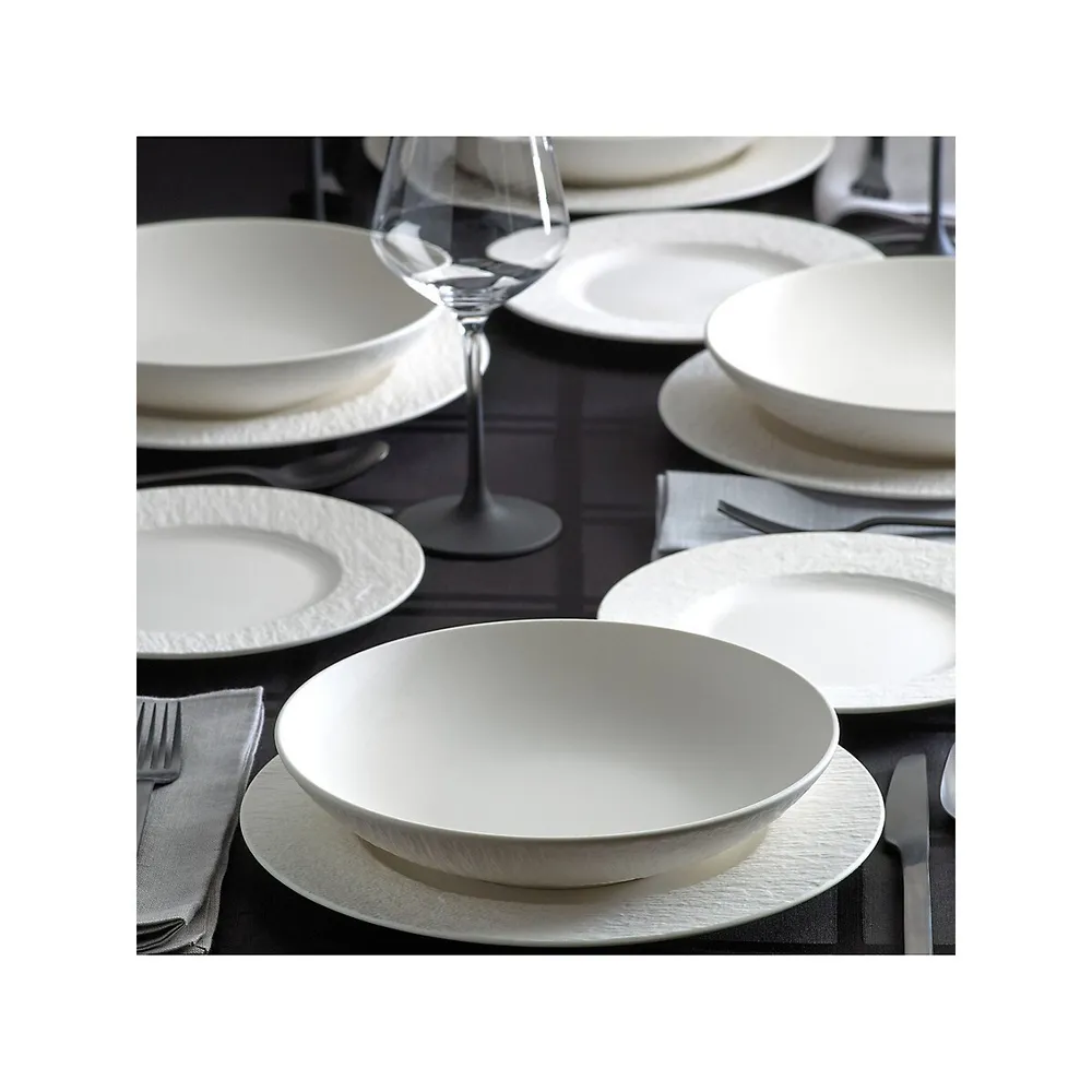 Manufacture Rock Blanc 12-Piece Dinnerware Set