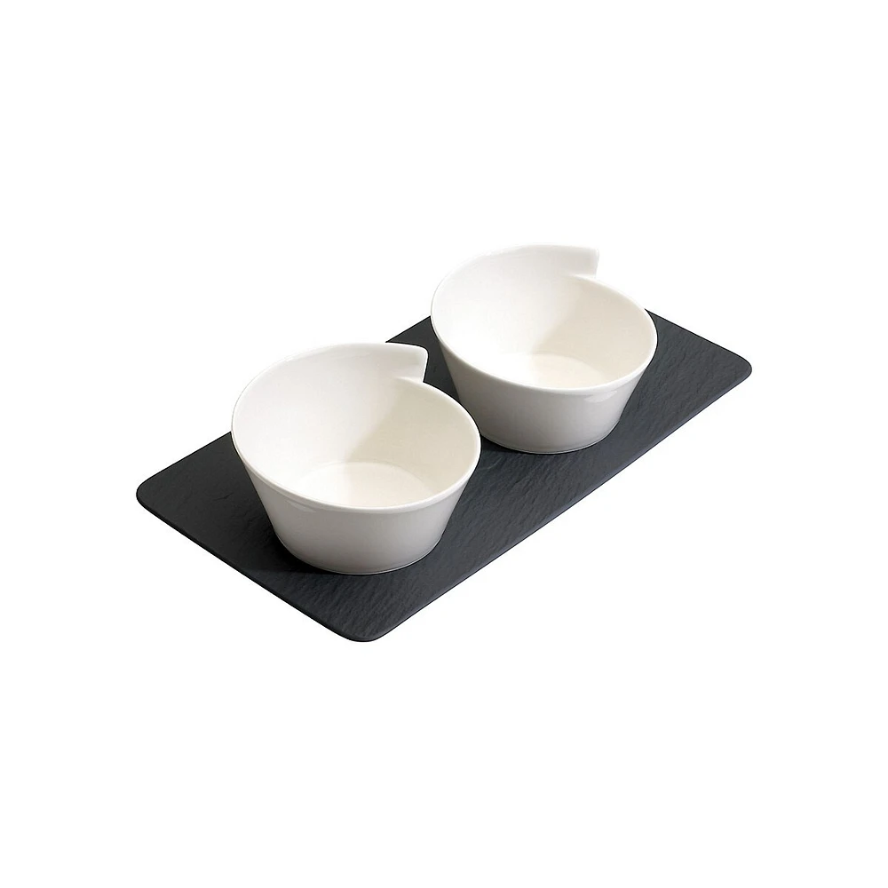 New Wave 3-Piece Condiment Set