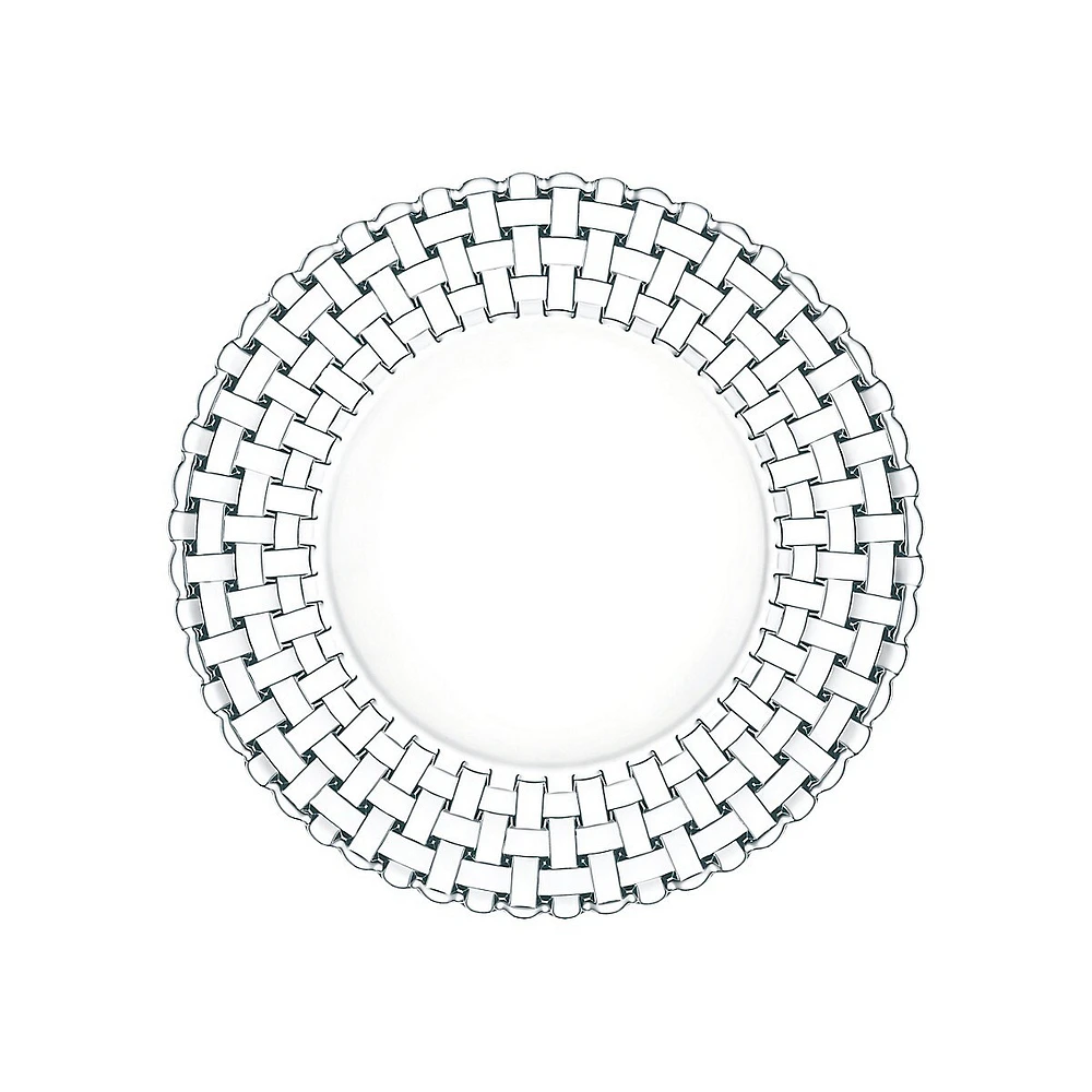 Bossa Nova 2-Piece Crystal Glass Small Plate Set