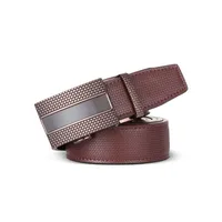 Mio Marino Men's Netted Leather Ratchet Belt