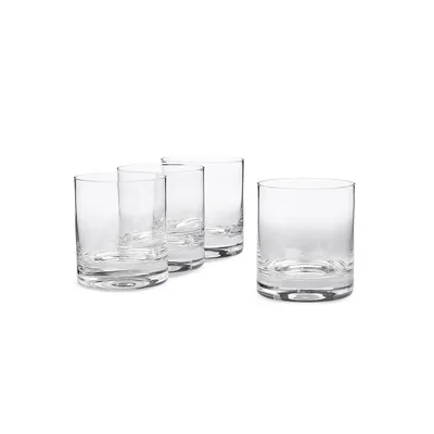Fete Four Double Old Fashioned Glasses