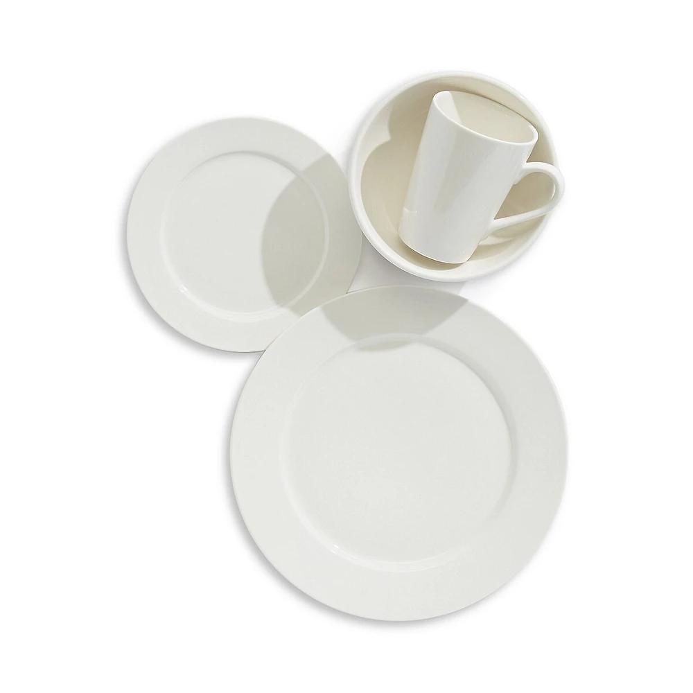 Service de vaisselle en porcelaine A la Carte, 16 pièces