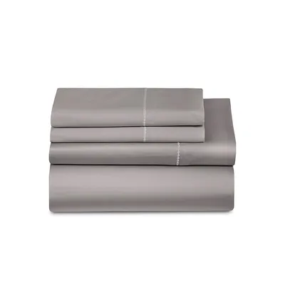 600 Thread Count Wrinkle-Resistant Long Staple Cotton 4-Piece Sheet Set