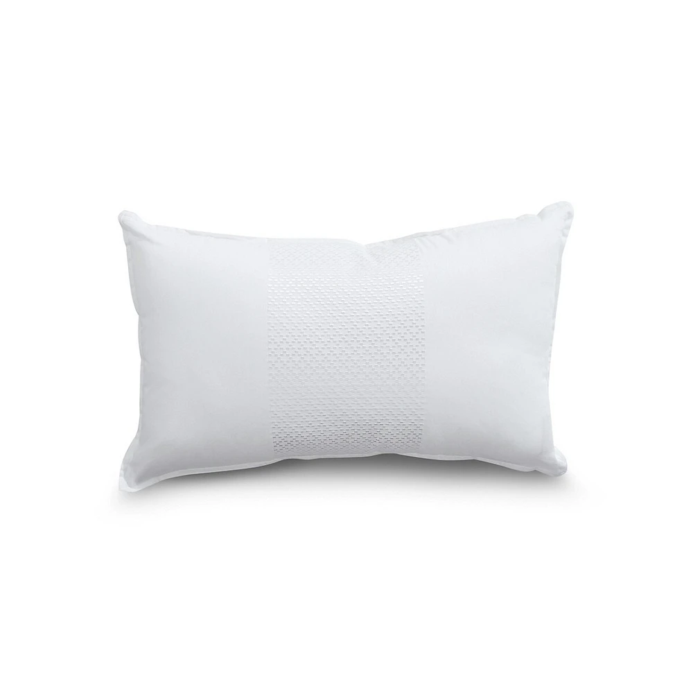 Coussin rectangulaire en coton 400 fils Rhodes White