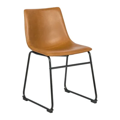 James Faux Leather Dining Chair