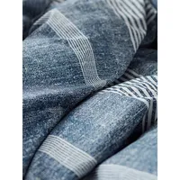 Messina Stripe 400 Thread Count Cotton Duvet Cover