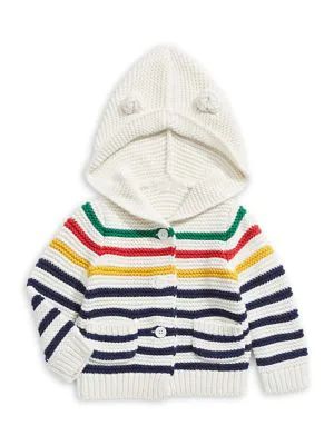 Baby's Multistripe Hooded Sweater