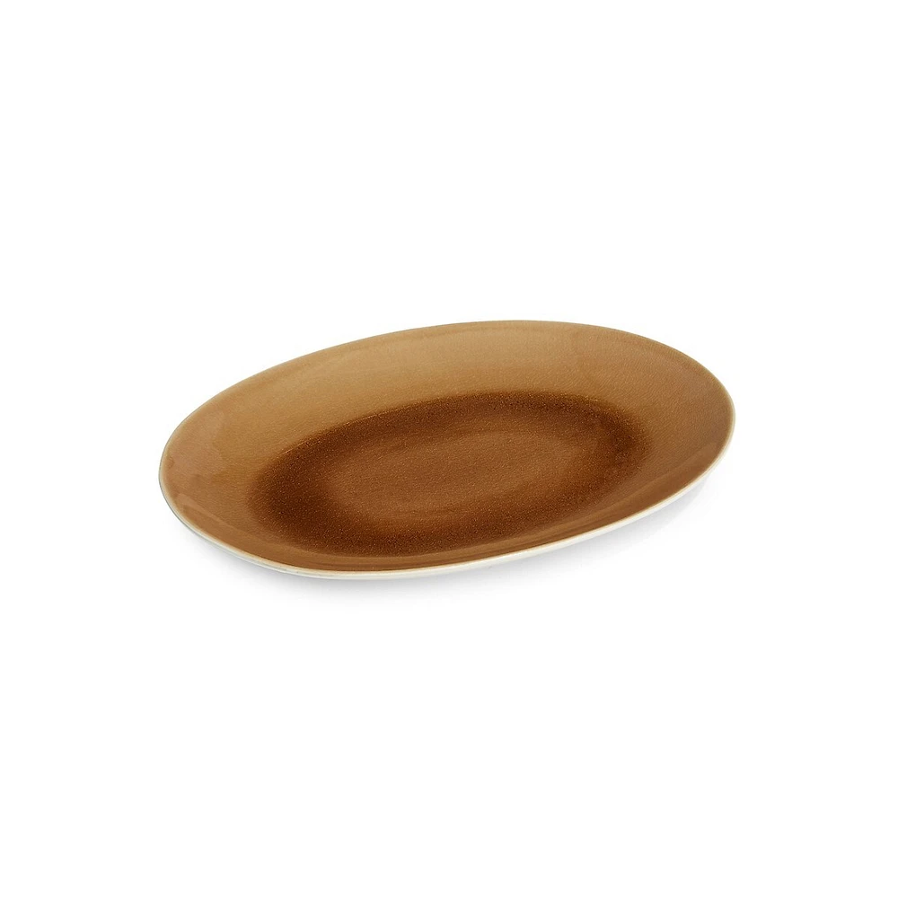 Evora Stoneware Oval Platter